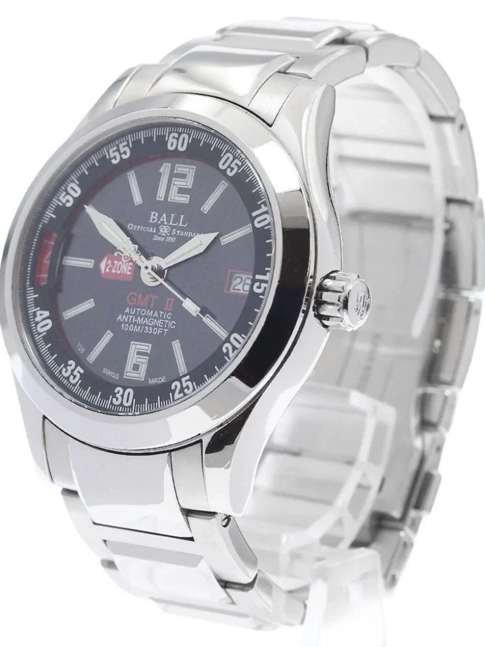 BALL WATCH Engineer II GM1032C GMT date black Dial Automatic Men's Watch_956377